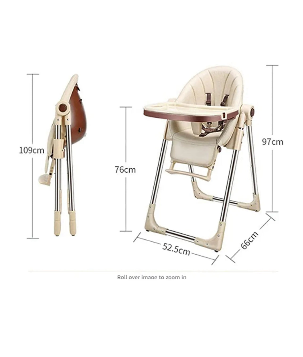 Baby High Feeding Chair [Beige]