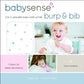 Baby Burp & Bib - blue