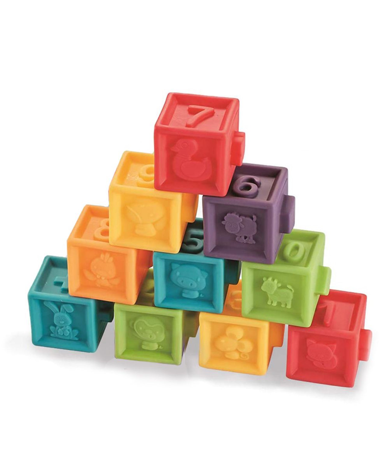 Silicone Toys Blocks 12pcs